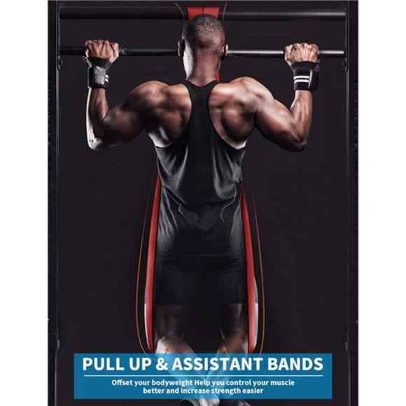 Pull Up Assistance Bands, Resistance Bands Set for Men & Women, Exercise Bands - Picture 6 of 6